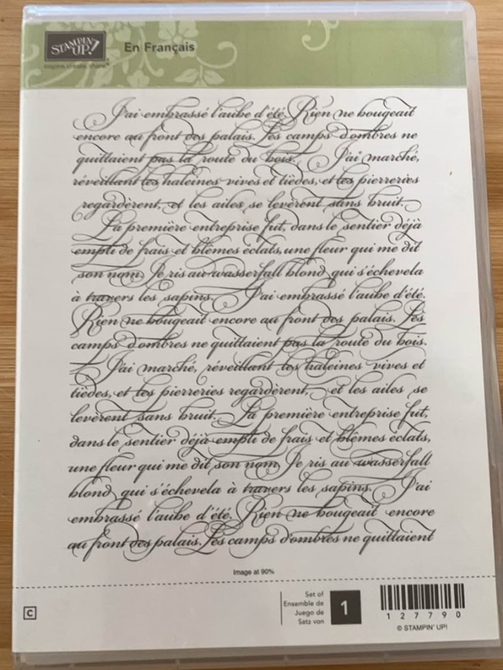 Stampin' Up! En Franchise Script